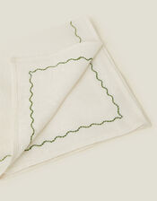 2-Pack Ric Rac Embroidered Cotton Napkins, , large