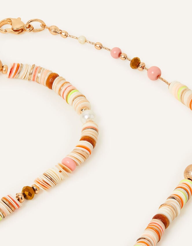 Disc and Bead Round Necklace | Necklaces | Accessorize UK