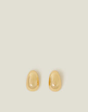 14ct Gold-Plated Medium Teardrop Stud Earrings, , large