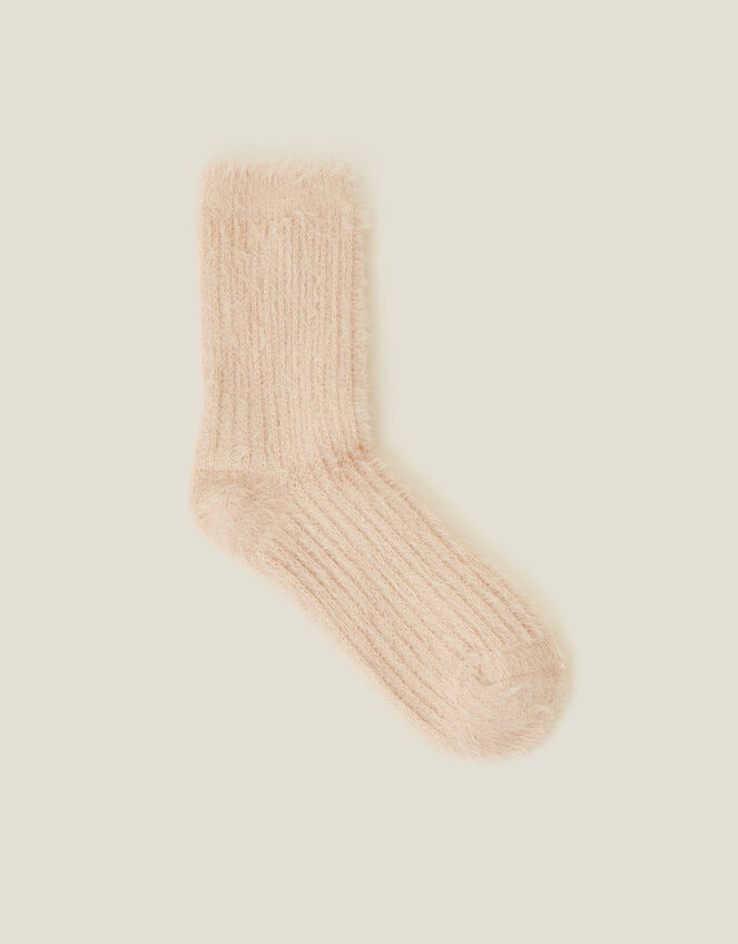 Ribbed Fluffy Socks | Socks & Tights | Accessorize UK