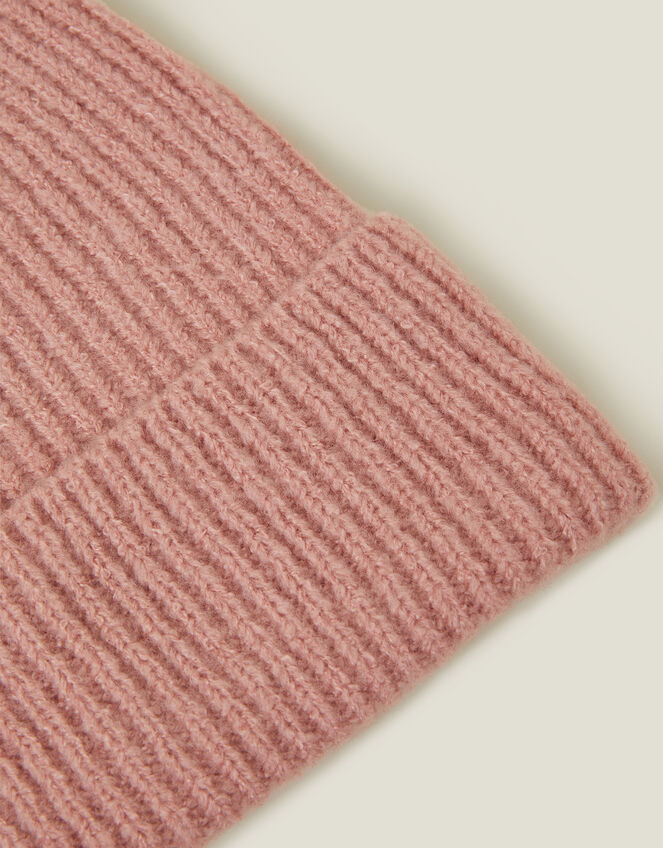 Soho Knit Beanie Hat, Pink (PALE PINK), large