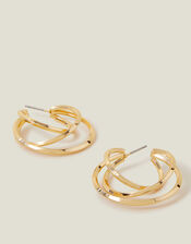 Layered Hoop Earrings, , large