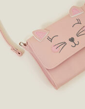 Girls Kitty Cross-Body Bag, , large