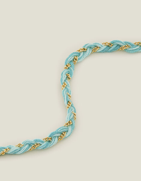 14ct Gold-Plated Chain Braid Bracelet, , large