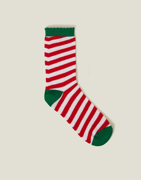 Elf Stripe Socks, Multi (BRIGHTS MULTI), large