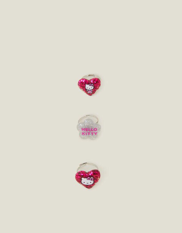 3-Pack Girls Hello Kitty® Glitter Rings, , large