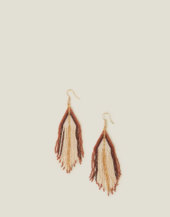 Bead Tassel Earrings, , large