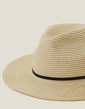 Packable Panama Hat, Natural (NATURAL), large