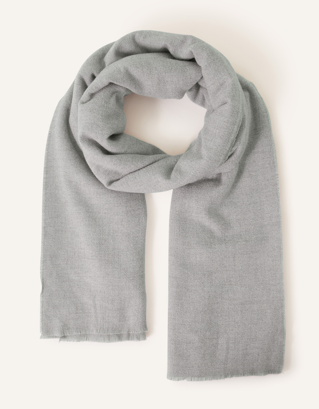 Accessorize Women's Grey Grace Super-Soft Blanket Scarf, Size: 100x180cm