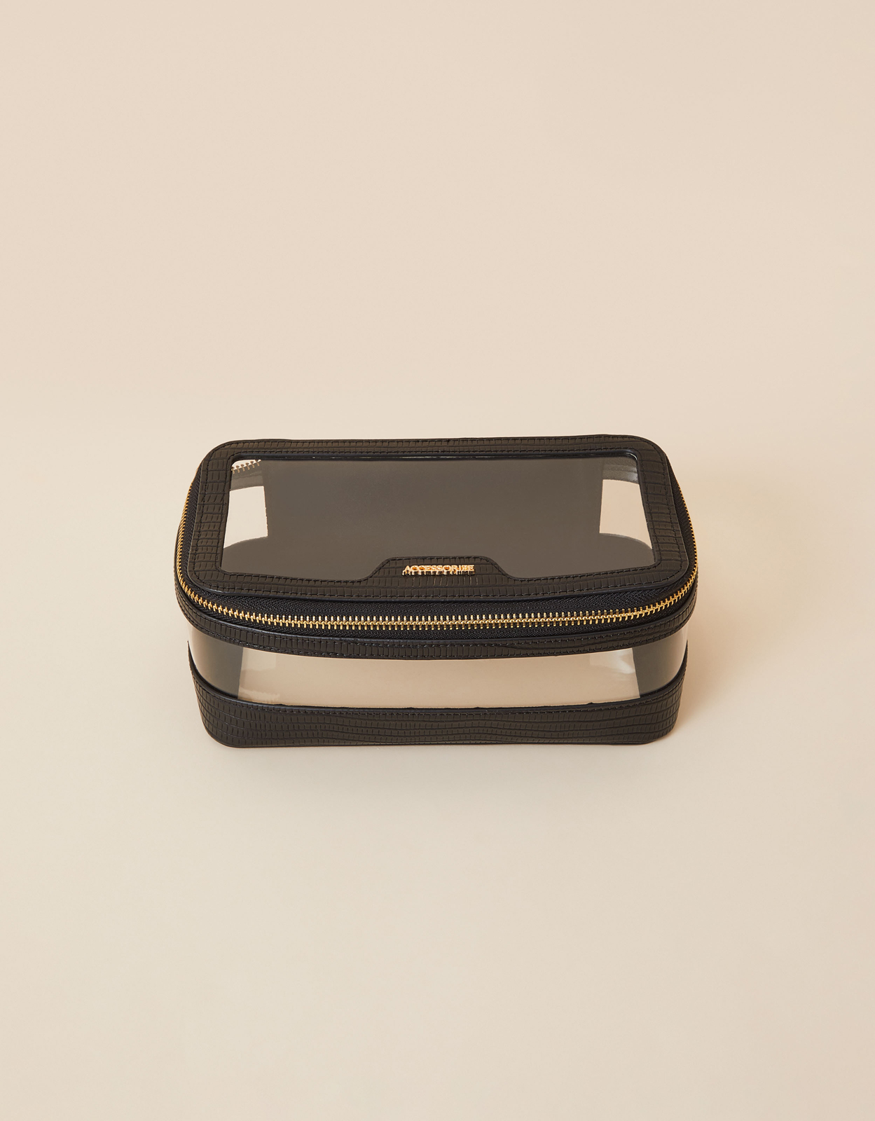 Accessorize Make Up Bag Black, Size: 21x12cm