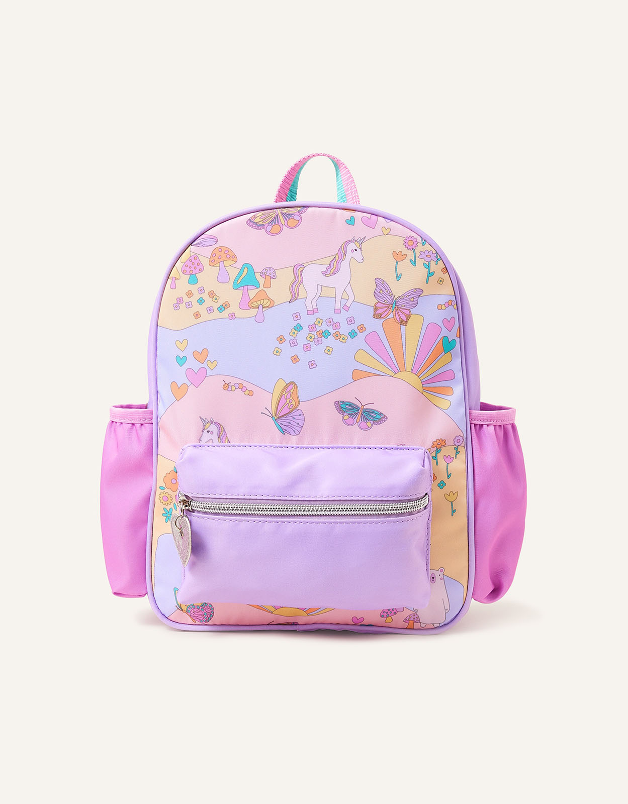 Accessorize Girl's Unicorn Print Backpack, Size: 23x20cm